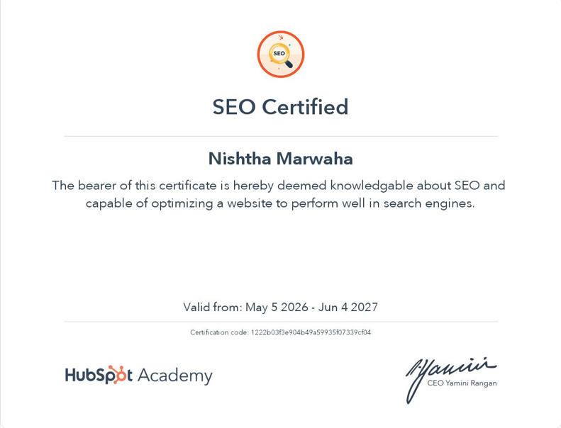 Meta Business Certification